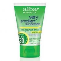 Alba Botanica Very Emollient Mineral Sunscreen Fragrance Free Lotion SPF 30 Alba Botanica Very Emollient Mineral Sunscreen Fragrance Free Lotion SPF 30